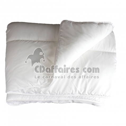 couette 2 personnes 220 x 240 cm polyester uni confort
