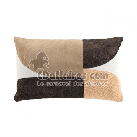 Coussin dehous. compresse 30 x 50 cm polycoton uni+fantaisie avalon des place Sans