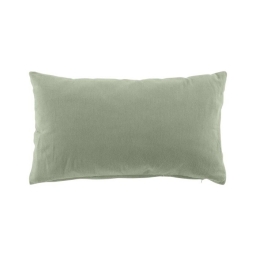 Coussin dehoussable 30 x 50 cm coton/polyester recycle grs twily Sauge
