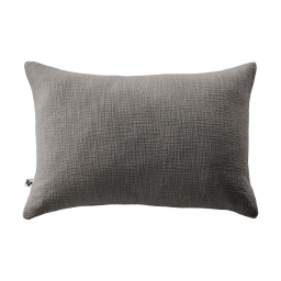 Coussin Déhoussable 40 x 60 cm - 100% coton Sixtine Ardoise