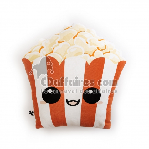coussin forme d&eacute;houssable 40 x 42 cm coton fresh popcorn
