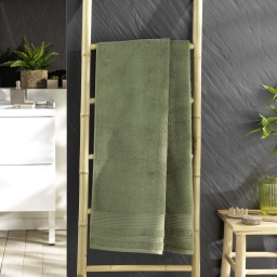 Drap de douche 70 x 130 cm eponge unie tendresse Fougere