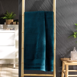 DRAP DE DOUCHE 70 x 130 CM EPONGE UNIE TENDRESSE INDIGO