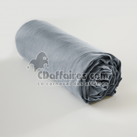 Drap-housse 160 x 200 cm en Lyocell - bonnet 35 cm Lysandre Stone