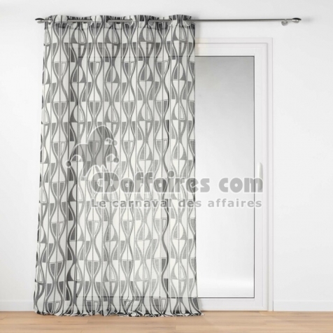 Panneau a oeillets 140 x 240 cm voile sable imprime ikaris Sans