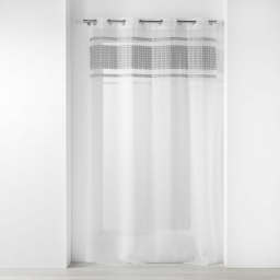 Panneau a oeillets 140 x 240 cm voile sable+top jacquard storia Sans