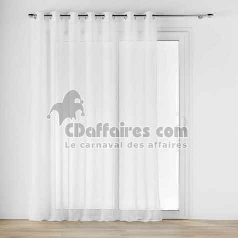 Panneau a oeillets 240 x 240 cm voile tisse carlin Naturel