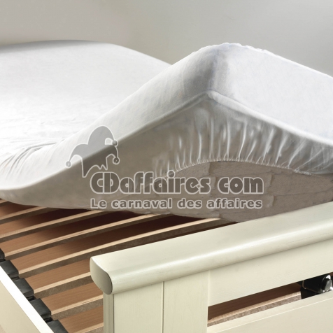 Protege matelas 160 x 200 cm molleton + alèse Bonnet 30 cm