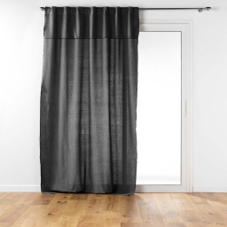 Ridea passant cache-volants en coton 140 x 240 cm Mistraline Anthracite