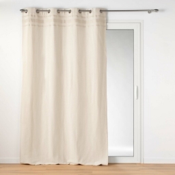 Rideau a oeillets 140 x 240 cm Coton jacquard Doreline