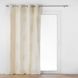 Rideau a oeillets 140 x 240 cm polyester et lin Venus