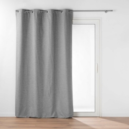 Rideau occultant/thermique/phonique doublure amovible 140 x 260 cm Coverline Anthracite