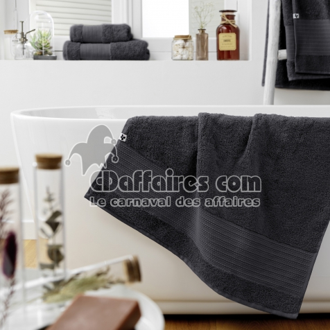 Serviette 70 x 130 cm garance orage Anthracite