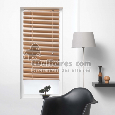 Store venitien lamelles 40 x 130 cm aluminium venitien Cuivre