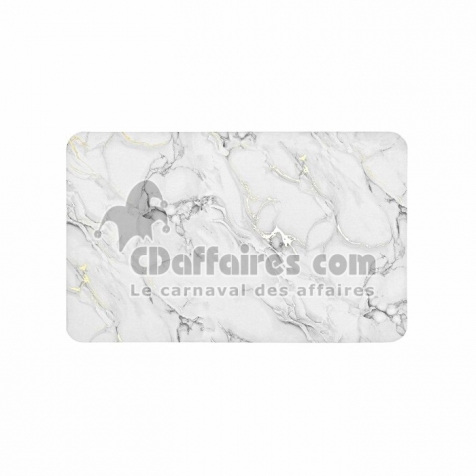 Tapis de bain 50 x 80 cm ultra-absorbant metallise venor Sans