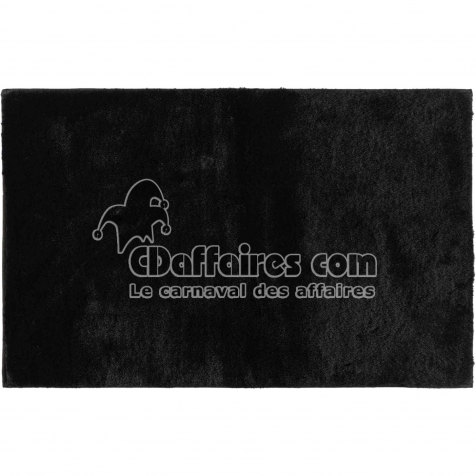 Tapis rectangle 120 x 170 cm imitation fourrure F&eacute;line - Noir
