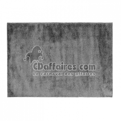 Tapis rectangle 120 x 170 cm shaggy uni tango Gris