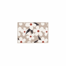 Tapis rectangle 40 x 60 cm imprime darcy Naturel