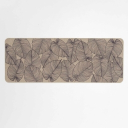 Tapis rectangle 45 x 120 cm tisse imprime jade Sans