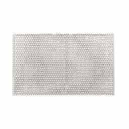 Tapis rectangle 50 x 80 cm coton/polyester tisse alivia Naturel