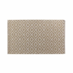 Tapis rectangle 50 x 80 cm coton/polyester tisse lazaro Sans