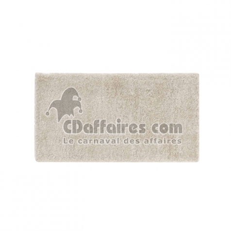 Tapis rectangle 60 x 110 cm shaggy uni Tango Naturel