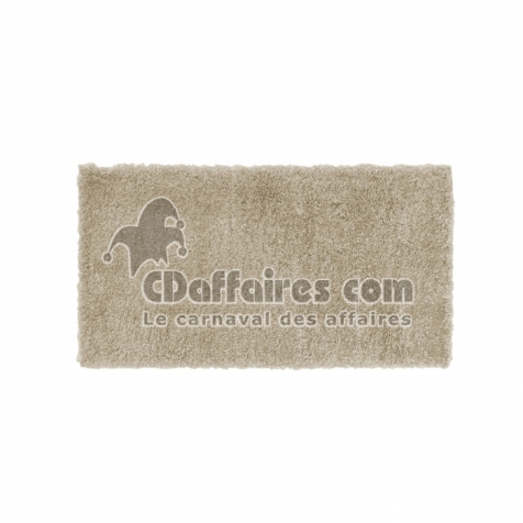 Tapis rectangle 60 x 110 cm shaggy uni Tango Taupe
