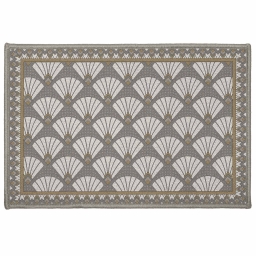 tapis rectangle antid&eacute;rapant 40 x 60 cm imprime Art deco chic