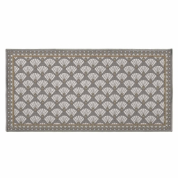 tapis rectangle antid&eacute;rapant 57 x 115 cm imprime Art deco chic