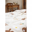 Couette imprimée réversible 240 x 220 cm + 2 taies d'oreiller 60 x 60 cm coton imprimé Pompon, image n° 3