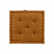 Coussin de sol déhoussable  50 x 50 x 10 cm coton/polyester recyclé Twily Camel, image n° 3