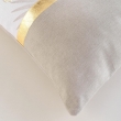 Coussin dehous. compr. 45 x 45 cm coton/polyester imp. metal. melisse des place Sans, image n° 2