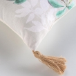 Coussin dehous. compr. pompons 30 x 50 cm coton/polyester imp. dilaris des place Sans, image n° 2