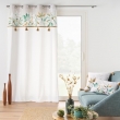 Coussin dehous. compr. pompons 30 x 50 cm coton/polyester imp. dilaris des place Sans, image n° 3
