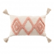 Coussin dehous. compr. pompons 30 x 50 cm coton/polyester tufte athena Marsala, image n° 1