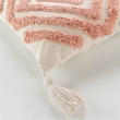 Coussin dehous. compr. pompons 40 x 40 cm coton/polyester tufte athena Marsala, image n° 2