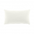 Coussin dehoussable 30 x 50 cm coton/polyester recycle grs twily Blanc, image n° 1