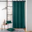 Coussin dehoussable  30 x 50 cm coton/polyester recycle grs twily Emeraude, image n° 4