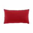 Coussin dehoussable 30 x 50 cm coton/polyester recycle grs twily Rouge, image n° 1