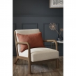 Coussin Déhoussable 40 x 60 cm - 100% coton Sixtine Terracotta, image n° 3