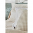 Coussin d&eacute;houssable 40 x 60 cm - Double gaze de coton tiss&eacute;e teinte - VICKIE - Pampa, image n° 2