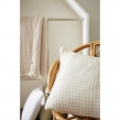 Coussin d&eacute;houssable 40 x 60 cm - Double gaze de coton tiss&eacute;e teinte - VICKIE - Pampa, image n° 4