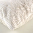 Coussin dehoussable 40 x 60 cm polycoto isalina Blanc, image n° 2