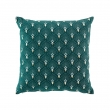 Coussin dehoussable 45 x 45 cm coton imprime or Alden, image n° 1