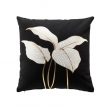 Coussin dehoussable 45 x 45 cm coton imprime or Jill, image n° 1