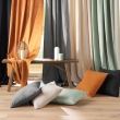 Coussin dehoussable 45 x 45 cm coton/polyester recycle twily Camel, image n° 3