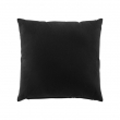 Coussin dehoussable 45 x 45 cm coton/polyester recycle Twily Noir, image n° 1