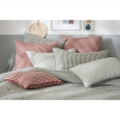 Coussin d&eacute;houssable 45 x 45 cm - Double gaze de coton tiss&eacute;e teinte - VICKIE - Pampa, image n° 6