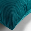 Coussin déhoussable 50 x 50 cm velours cotelé uni casual Pétrole, image n° 2