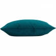 Coussin déhoussable 50 x 50 cm velours cotelé uni casual Pétrole, image n° 3